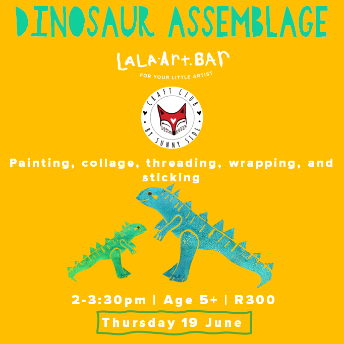 Dinosaur Assemblage Art